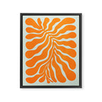 Frozen Sunrise Ferns: Matisse Edition  Framed Canvas Print Gallery Image 6