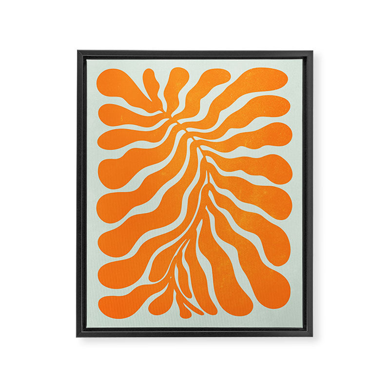 Frozen Sunrise Ferns: Matisse Edition  Framed Canvas Print Gallery Image 6