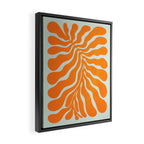 Frozen Sunrise Ferns: Matisse Edition  Framed Canvas Print Gallery Image 2
