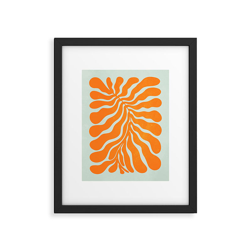 Frozen Sunrise Ferns: Matisse Edition  Framed Art Print Gallery Image 5