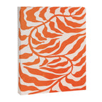 Funky Fern: Orange Peach Edition Canvas Print Gallery Image 6