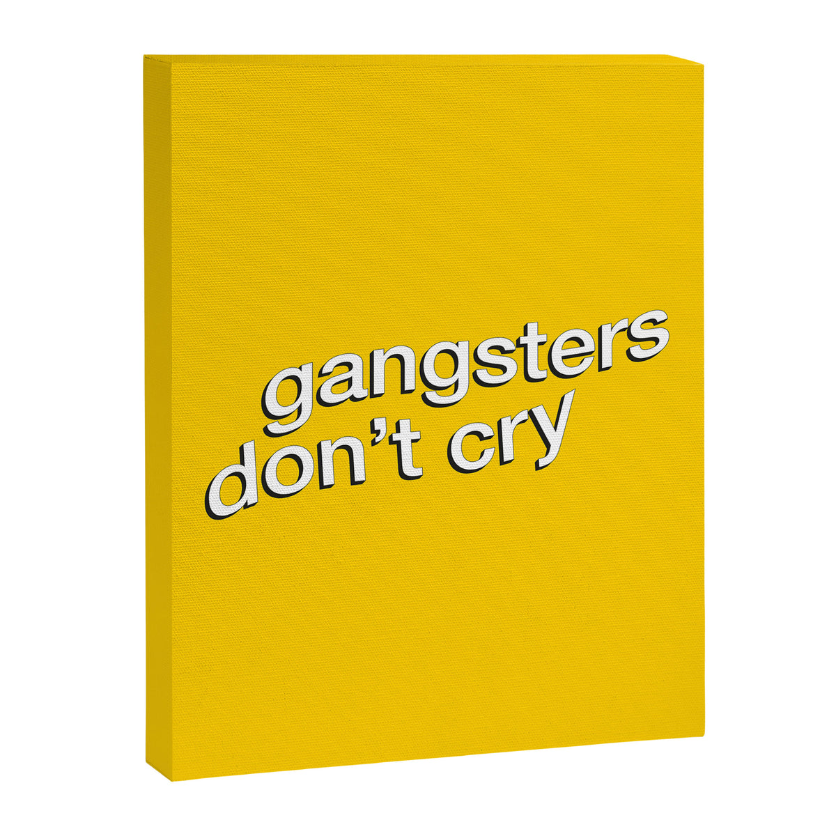Gangsters Don't Cry Canvas Print Gallery Image 8