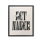 Get Naked Framed Canvas Print Gallery Image 6