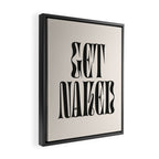 Get Naked Framed Canvas Print Gallery Image 2