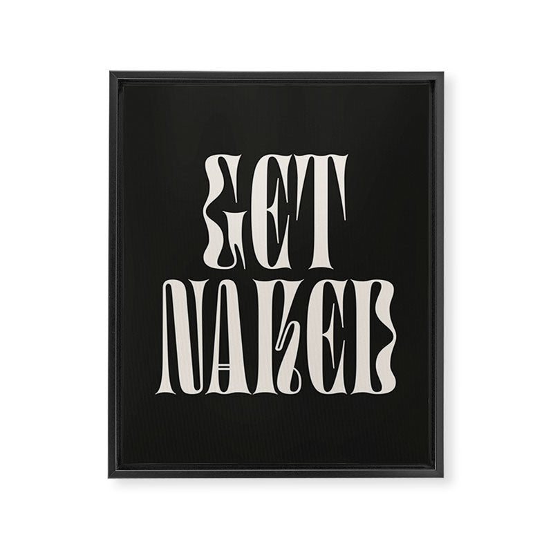 Get Naked: Night Edition Framed Canvas Print Gallery Image 6
