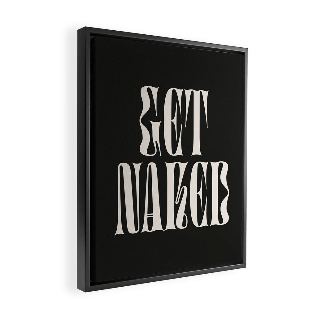 Get Naked: Night Edition Framed Canvas Print Gallery Image 2