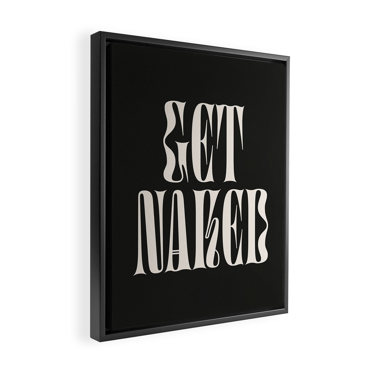 Get Naked: Night Edition Framed Canvas Print Gallery Image 2