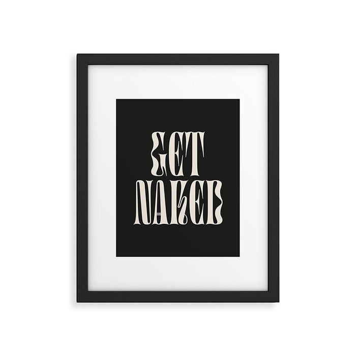 Get Naked: Night Edition Framed Art Print Gallery Image 1