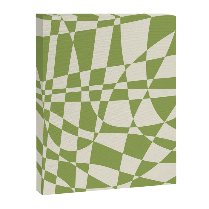 Glass Glitch: Forest Green Edition Canvas Print Gallery Image 1