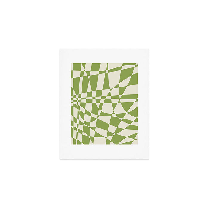 Glass Glitch: Forest Green Edition Art Print Gallery Image 1