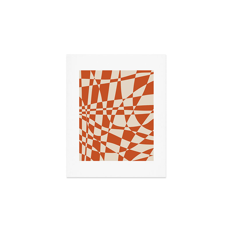Glass Glitch: Tuscany Brown Edition Art Print Gallery Image 1