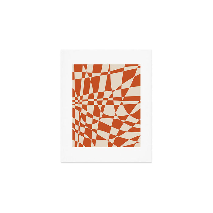 Glass Glitch: Tuscany Brown Edition Art Print Gallery Image 1