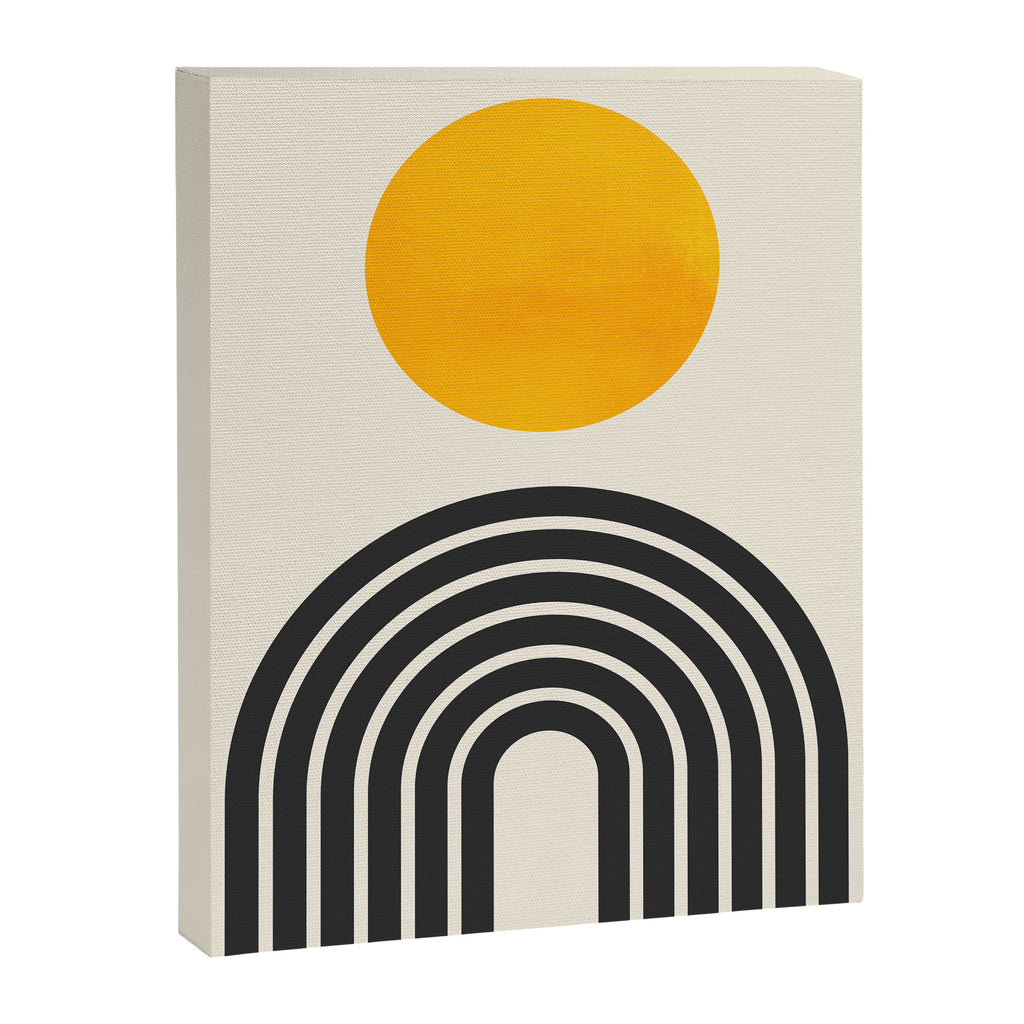 Gold Sun I: Mid-Century Modern Edition Canvas Print Gallery Image 6