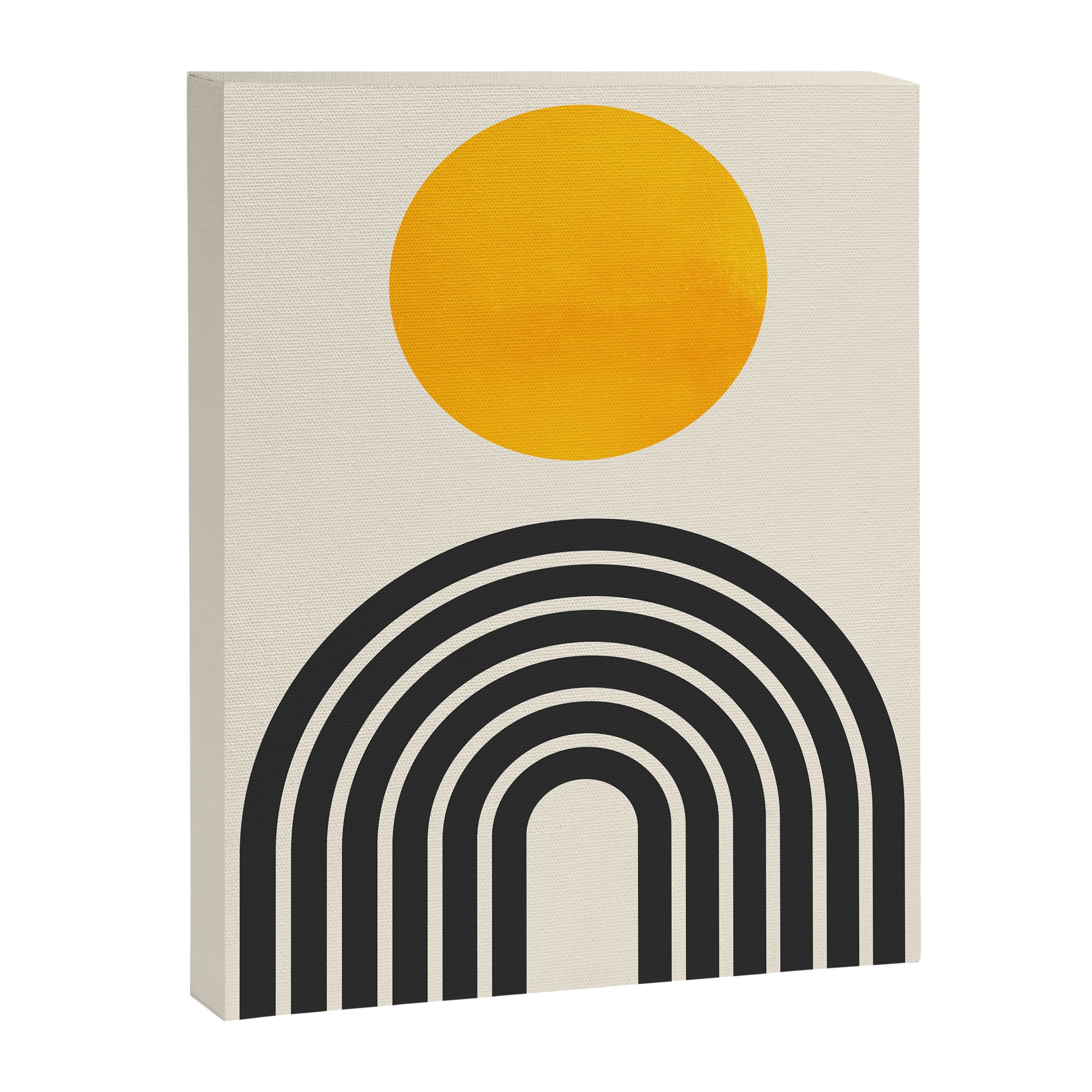 Gold Sun I: Mid-Century Modern Edition Canvas Print Gallery Image 6