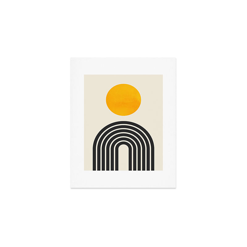 Gold Sun I: Mid-Century Modern Edition Art Print Gallery Image 1