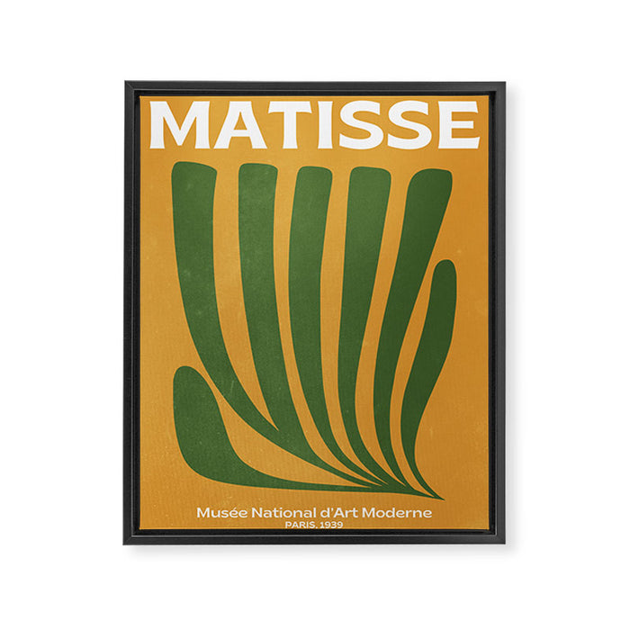 Golden Sunset: Paper Cutouts Matisse Edition  Framed Canvas Print Gallery Image 1