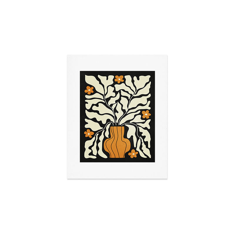 Golden Vase 02 | Summer Bloom: Matisse Night Edition Art Print Gallery Image 1