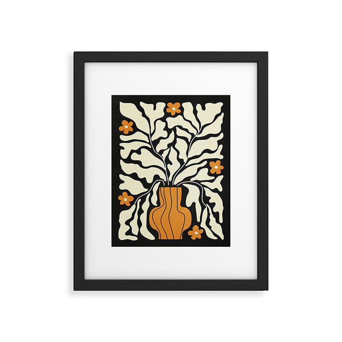 Golden Vase 02 | Summer Bloom: Matisse Night Edition Framed Art Print Gallery Image 1