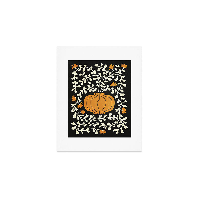 Golden Vase | Summer Bloom: Matisse Night Edition Art Print Gallery Image 1