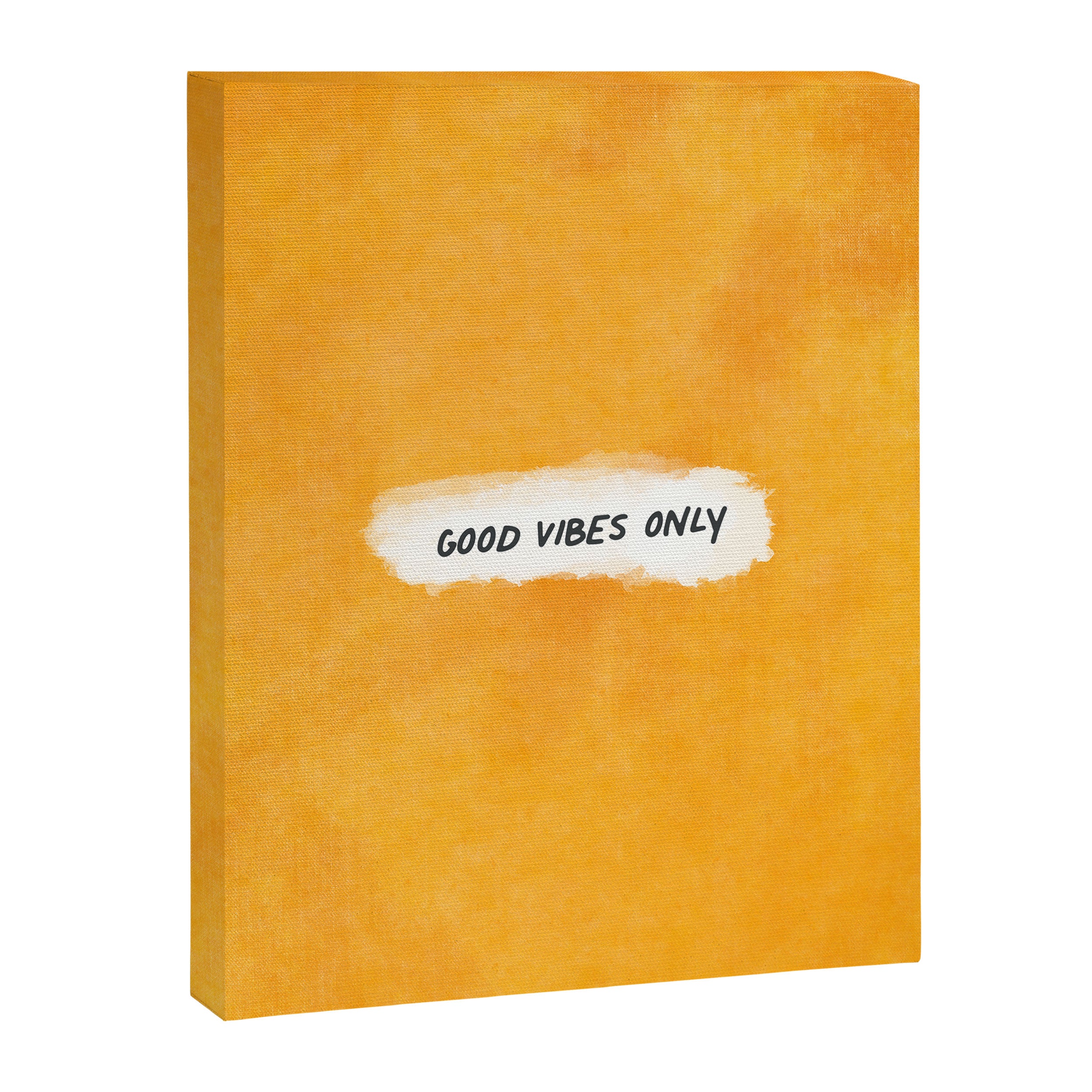 Good Vibes Only: Yellow Canvas Edition Canvas Print Gallery Image 6