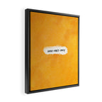 Good Vibes Only: Yellow Canvas Edition Framed Canvas Print Gallery Image 2