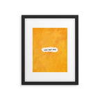 Good Vibes Only: Yellow Canvas Edition Framed Art Print Gallery Image 5