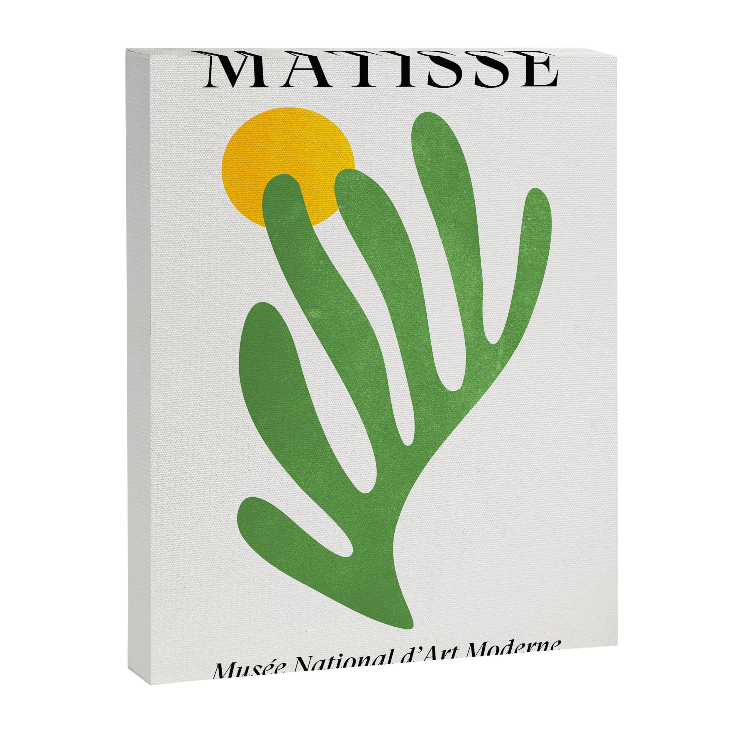Green Leaf & Sun: Matisse Edition | Mid Century Series Canvas Print Gallery Image 6