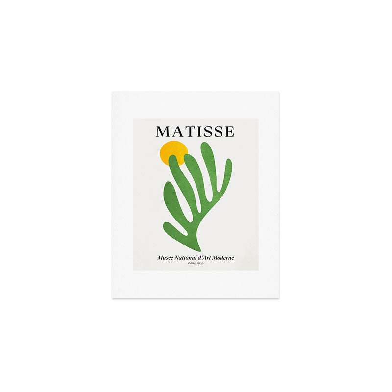 Green Leaf & Sun: Matisse Edition | Mid Century Series Art Print Gallery Image 1