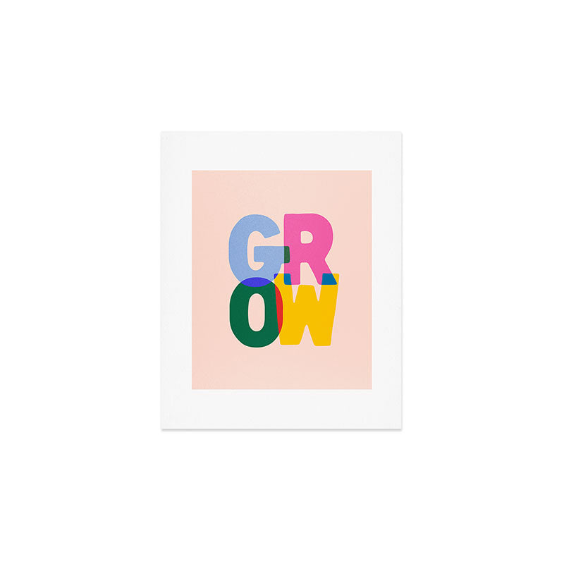 Grow: Peach Edition Art Print Gallery Image 1