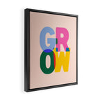 Grow: Peach Edition Framed Canvas Print Gallery Image 2