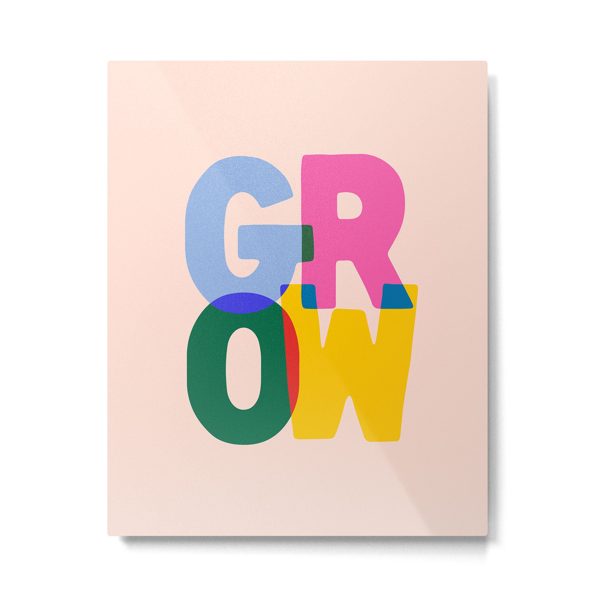 Grow: Peach Edition Metal Print Gallery Image 4