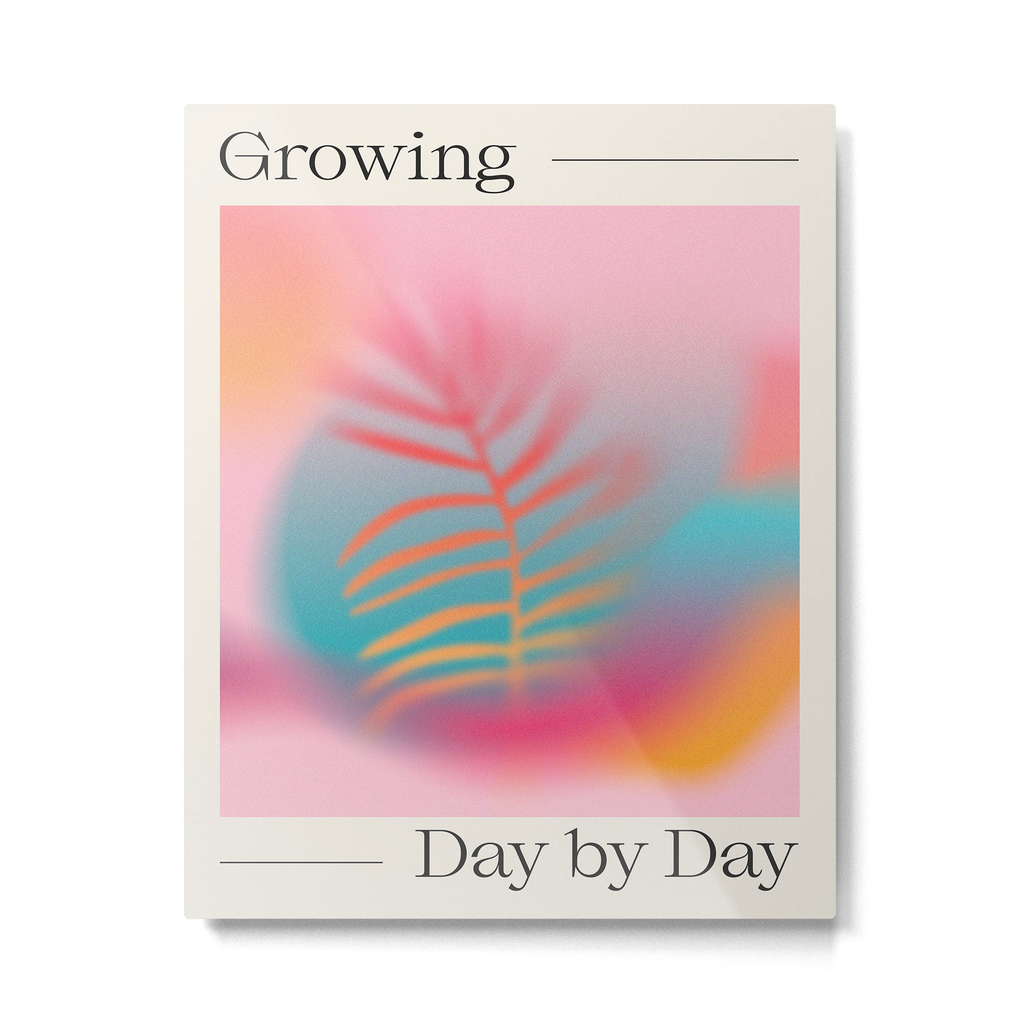 Growing, Day by Day Metal Print Gallery Image 4