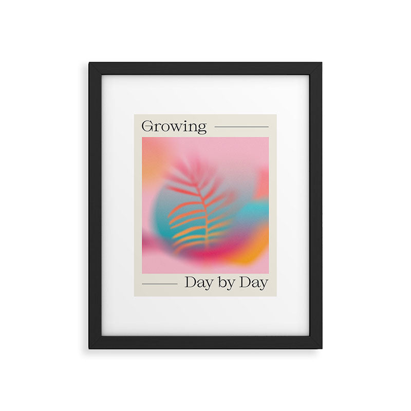 Growing, Day by Day Framed Art Print Gallery Image 5
