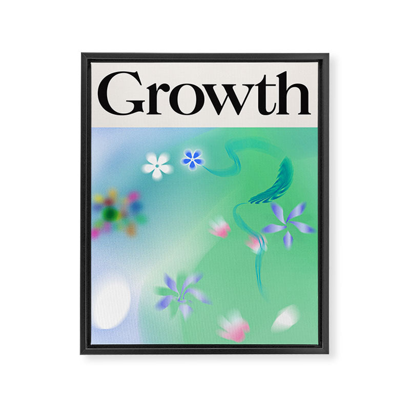 Growth: Gradient Series 03 Framed Canvas Print Gallery Image 6