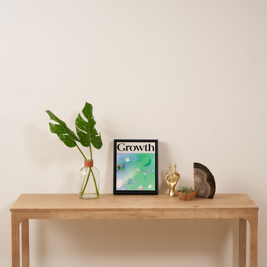 Growth: Gradient Series 03 Framed Canvas Print Gallery Image 4