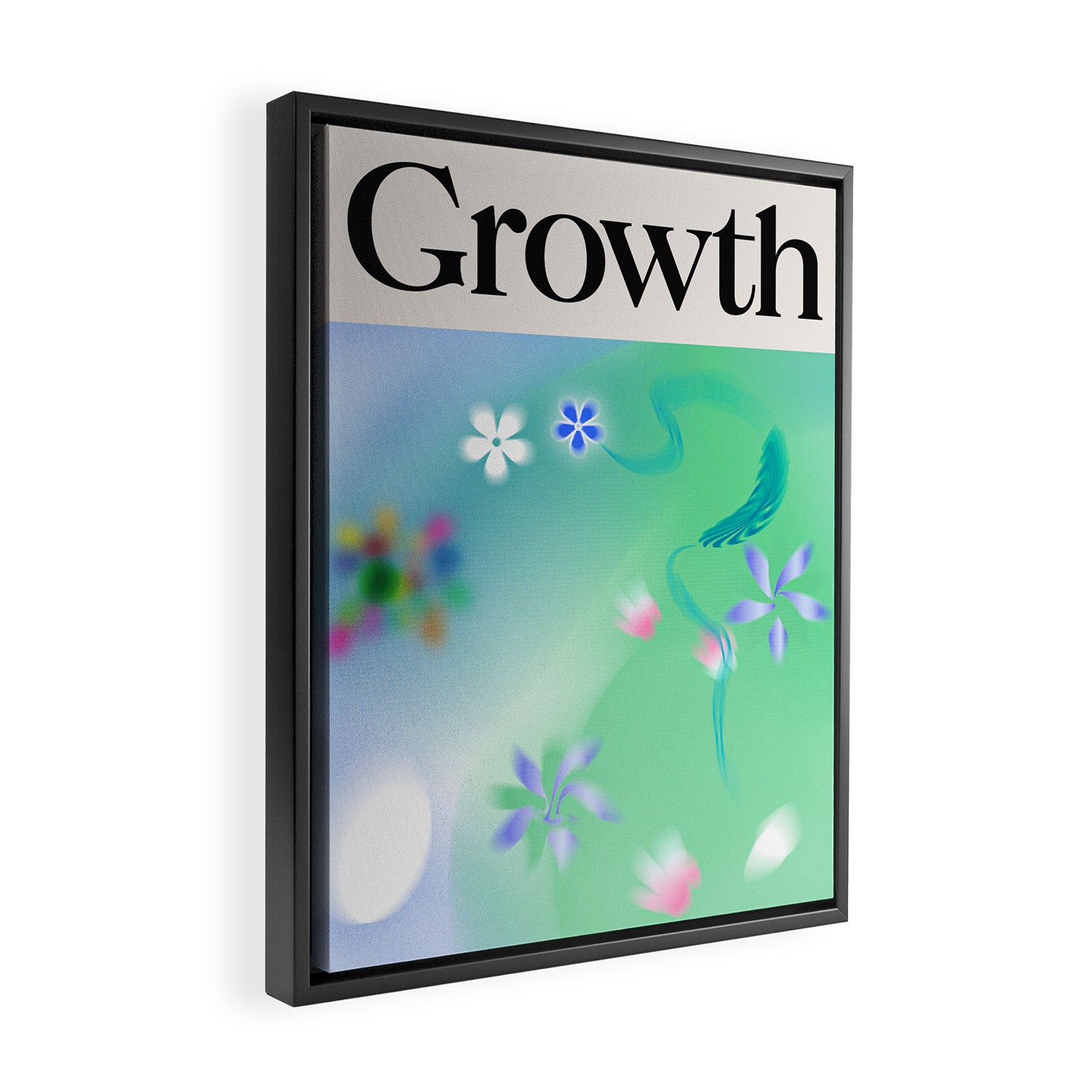 Growth: Gradient Series 03 Framed Canvas Print Gallery Image 2