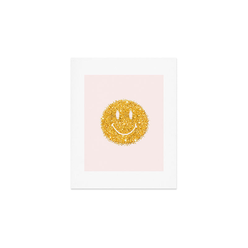 Happy Glitter Art Print Gallery Image 1