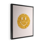 Happy Glitter Framed Canvas Print Gallery Image 2