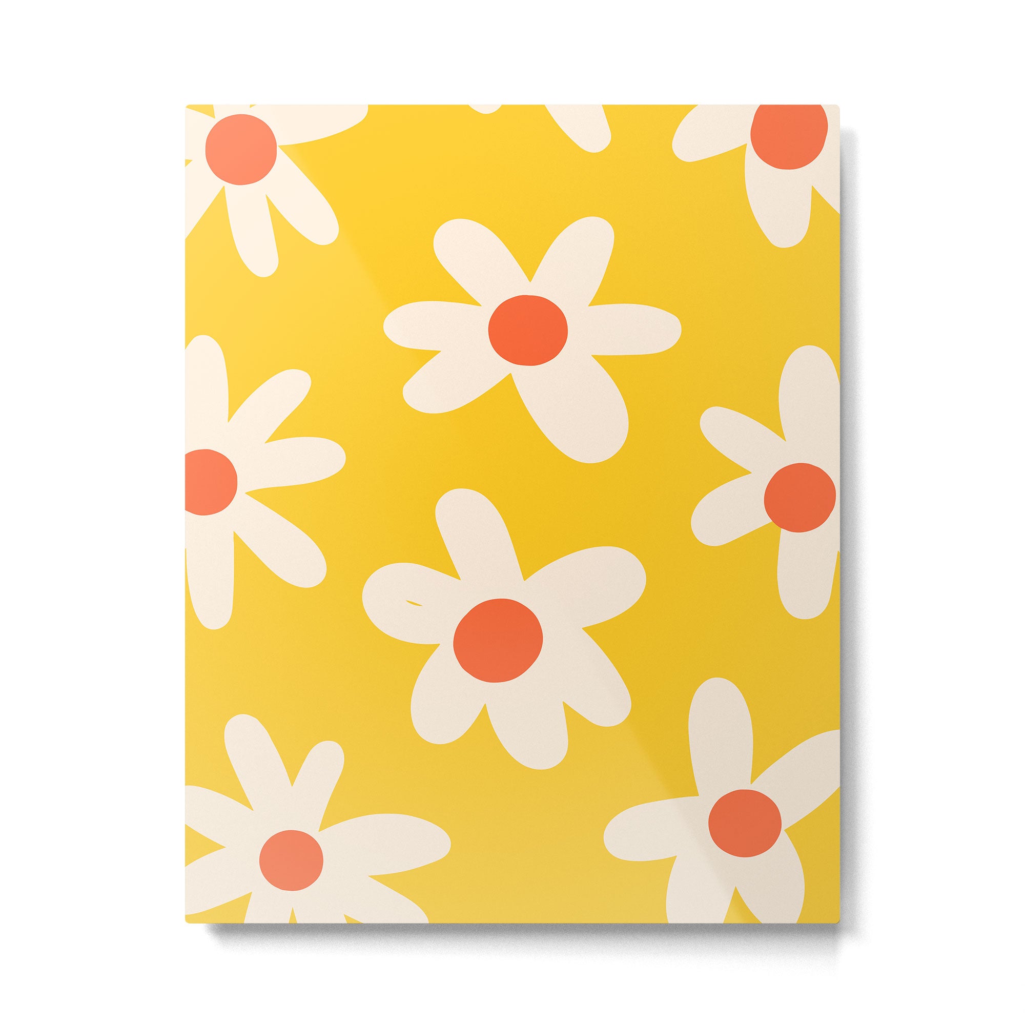 Happy Golden Daisies | Yellow Daisies | Summer Flowers Metal Print Gallery Image 6