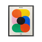 Harmony: Bauhaus 1919 Exhibition 03 Framed Canvas Print Gallery Image 6