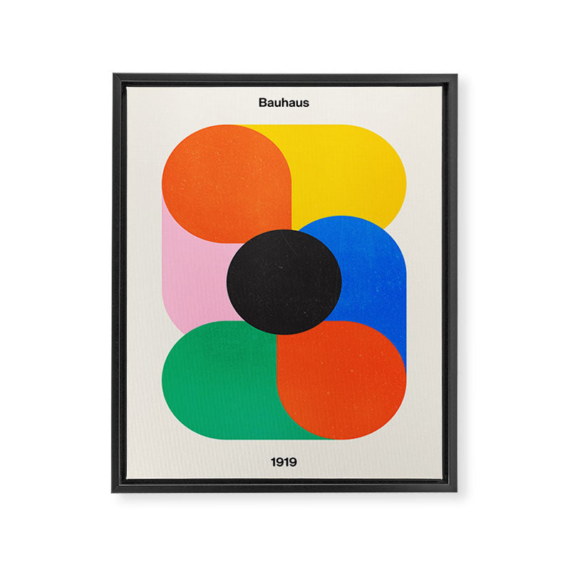 Harmony: Bauhaus 1919 Exhibition 03 Framed Canvas Print Gallery Image 6