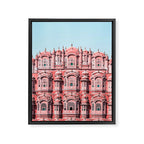 Hawa Mahal, Pink Palace | Jaipur, Rajasthan, India Framed Canvas Print Gallery Image 6