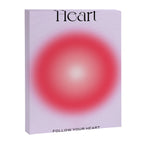 Heart: Aura Gradient 04 Canvas Print Gallery Image 6