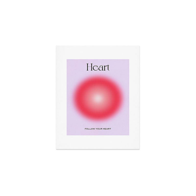 Heart: Aura Gradient 04 Art Print Gallery Image 1