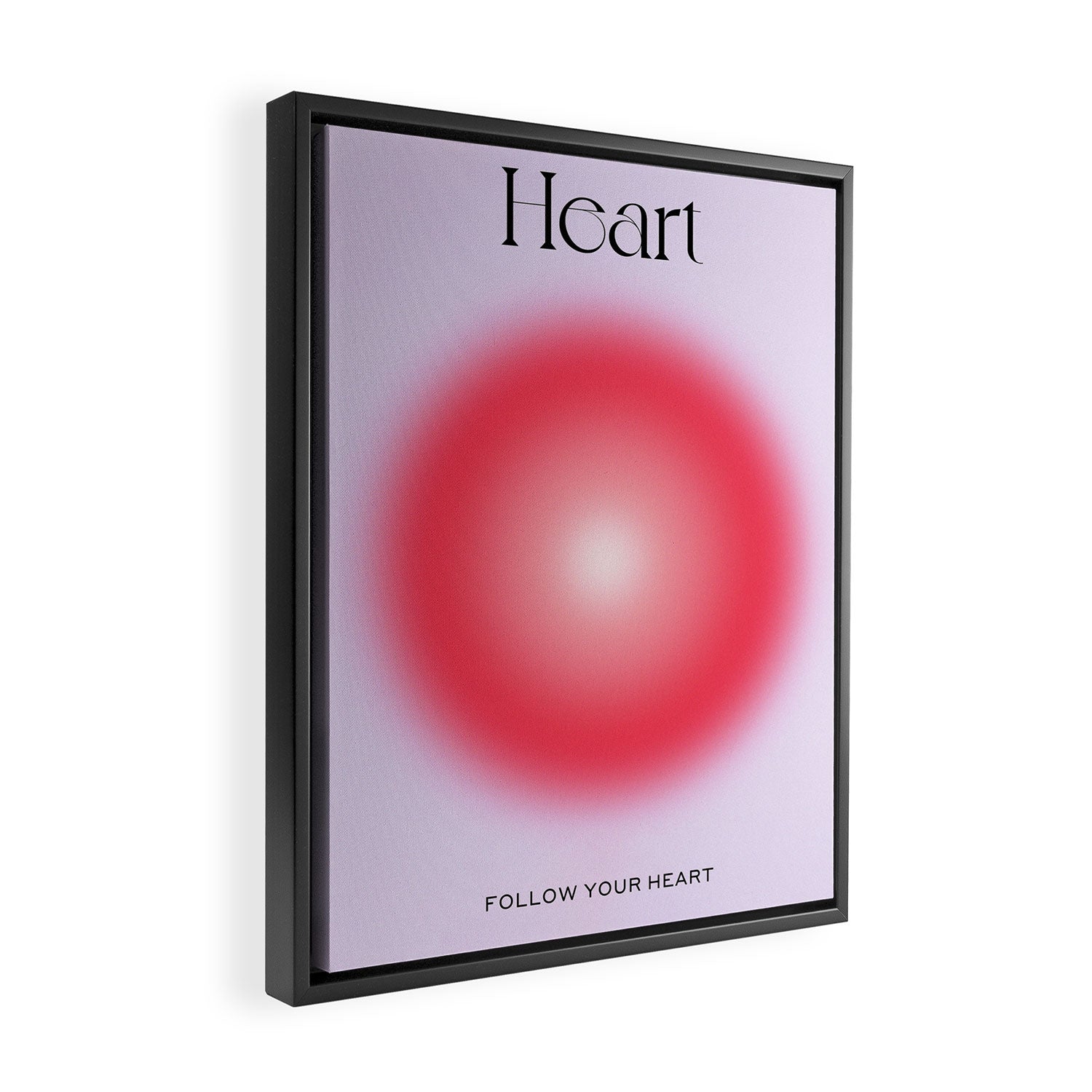 Heart: Aura Gradient 04 Framed Canvas Print Gallery Image 2