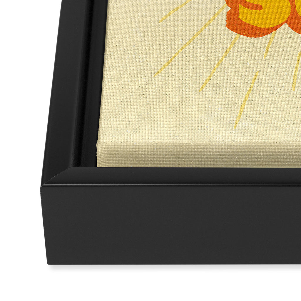 Here Comes The Sun | Sunburst Edition Framed Canvas Print Gallery Image 3