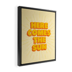 Here Comes The Sun | Sunburst Edition Framed Canvas Print Gallery Image 2