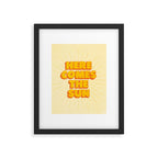 Here Comes The Sun | Sunburst Edition Framed Art Print Gallery Image 4