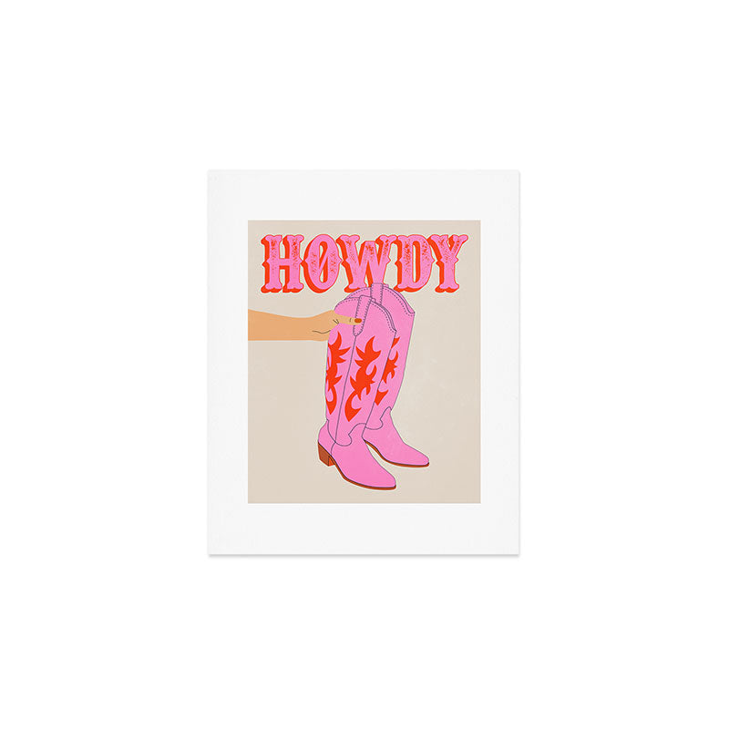 Howdy Art Print Gallery Image 1