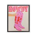 Howdy Framed Canvas Print Gallery Image 6